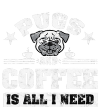 Pugs and Coffee is all i need Funny Pug Coffee Womens CVC Long Sleeve Shirt