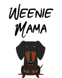 Dachshund Mom Weiner dog Wo Premium Crewneck Sweatshirt