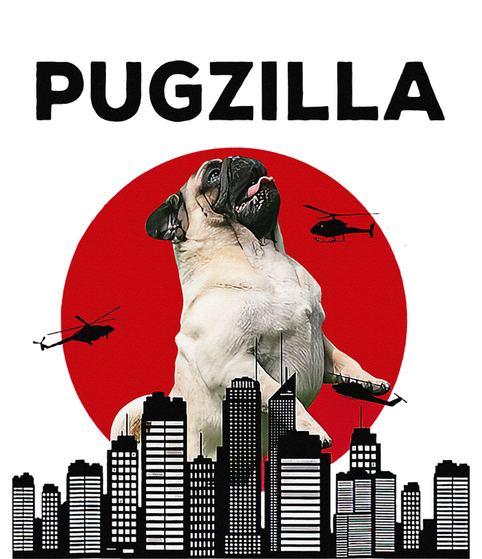 Pugzilla Pug mom Pug dad pug lover pug funny animal lover Garment-Dyed Heavyweight T-Shirt