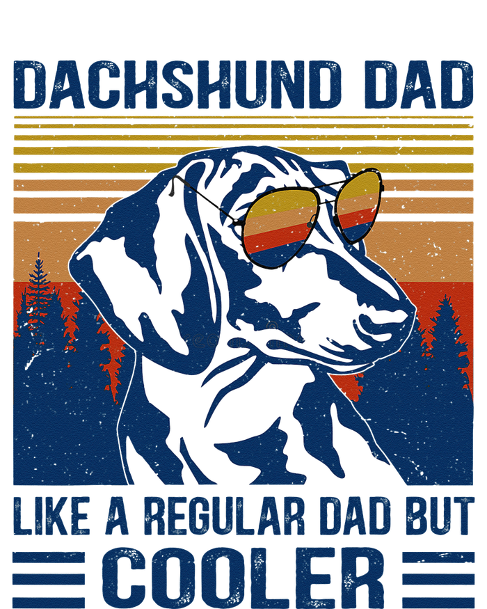 Vintage Dachshund Dad Like A Regular Dad But Cooler Funny (1) T-Shirt