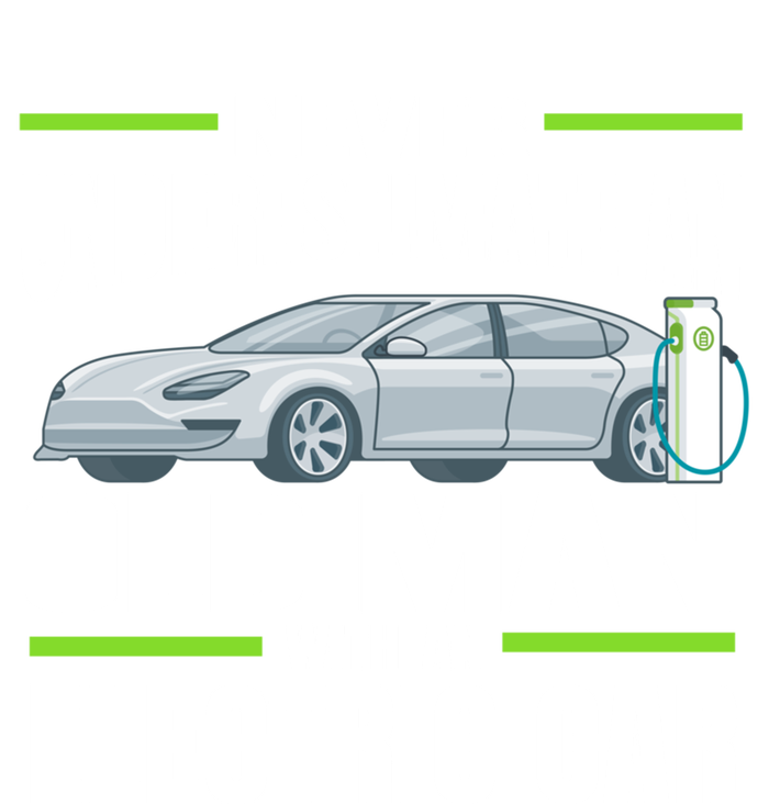 Ev Car Never Underestimate An Old With An Electric Car Cool Gift Magnet