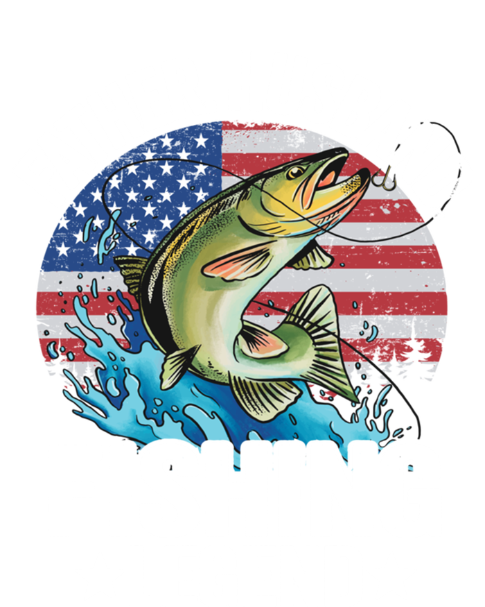 Father Husband Fishing Legend American Flag Dad Fishing Great Gift T-Shirt