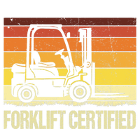 Forklift Certified Retro Forklift Operator Forklift Driver Toddler Sweatshirt