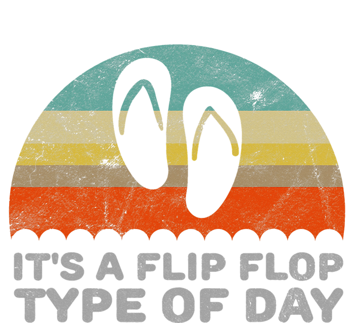 Funny Retro Style Its A Flip Flop Type Of Day Women's Perfect Tri Rocker Tank