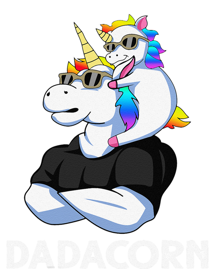 Dadacorn Unicorn Dad Unicorn Lovers Fathers Day T-Shirt