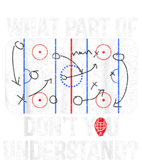 What Part Of Dont You Understand Funny Hockey Mom Dad Coach Hooded Wearable Blanket