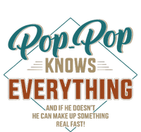 Funny Pop Pop Knows Everything For Grandpa And Fathers Day T-Shirt