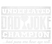 Dad Joke Champion Funny Fathers Day Gift Bad Puns T-Shirt