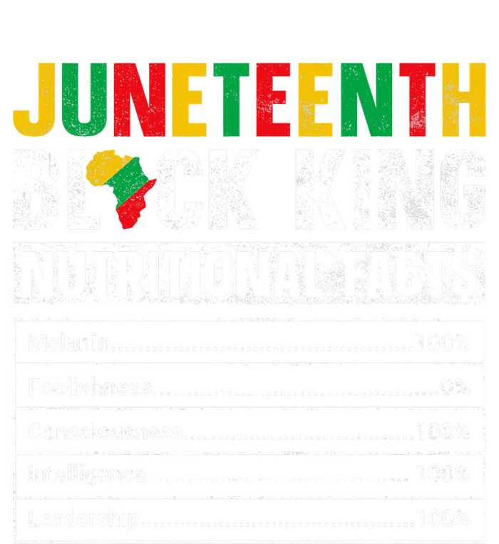 Juneteenth Black King Nutritional Facts Melanin Men Father Toddler Hoodie