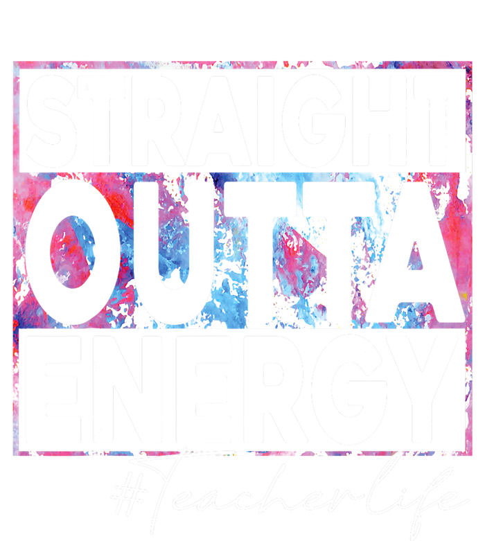 Paraprofessional Straight Outta Energy Teacher Life Rainbow Flexfit Unipanel Trucker Cap