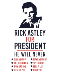 Rick Astley For President T-Shirt