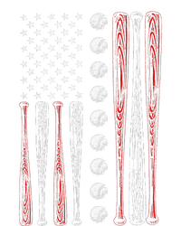 American Flag Baseball Red White Blue 4th Of July T-Shirt