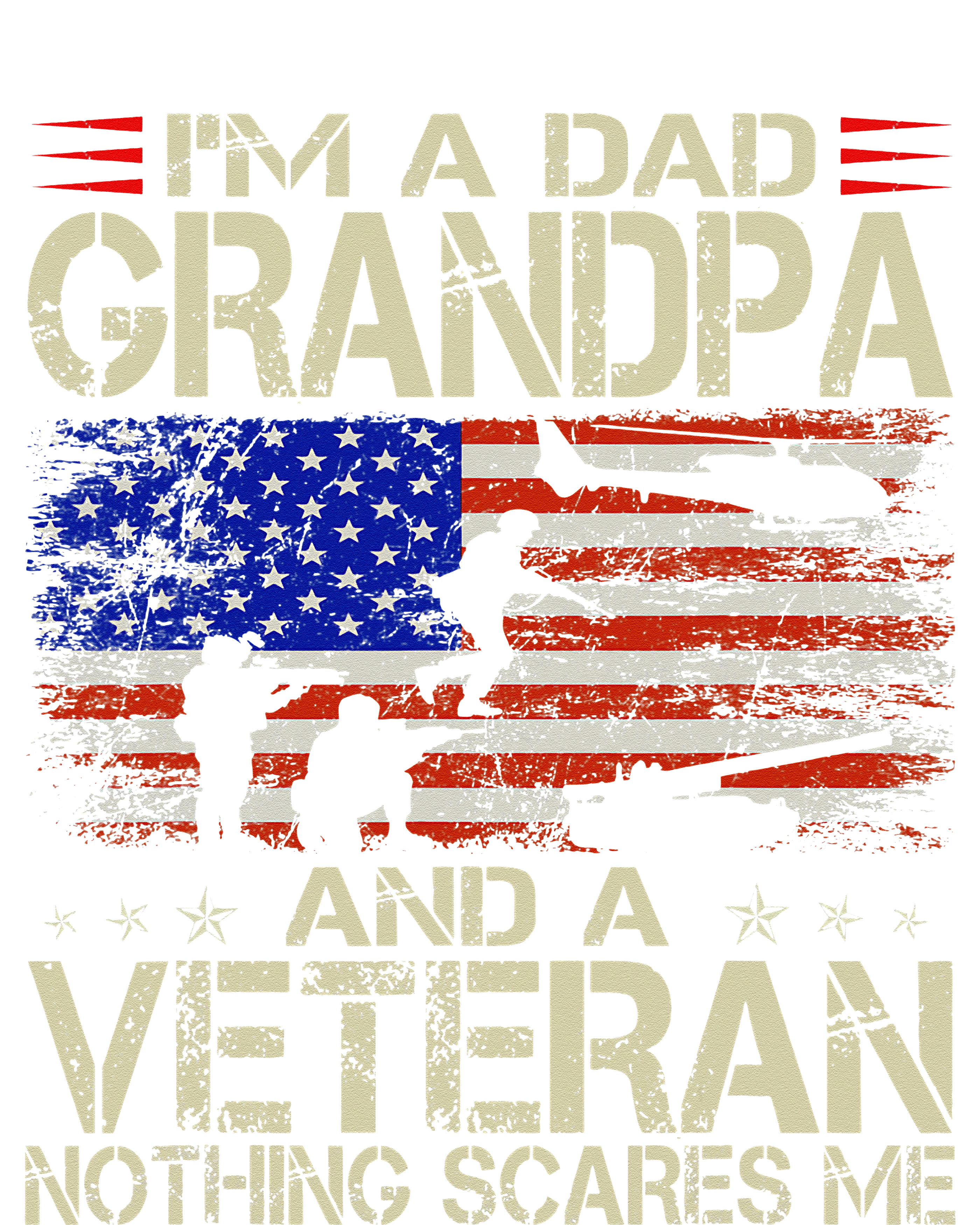 Im A Dad Grandpa And Veteran Fathers Day Papa Grandpa Gifts Impact Tech Backpack