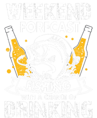 Funny Weekend Forcast Fishing With A Chance Of Drinking USA-Made Doggie Bandana