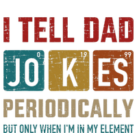 I Tell Dad Jokes Periodically Element Vintage Fathers Day Poster