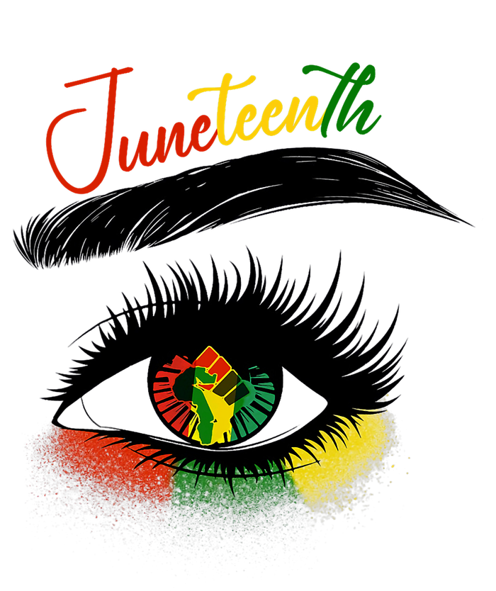 Juneteenth Eye African American Women Black History Pride T-Shirt