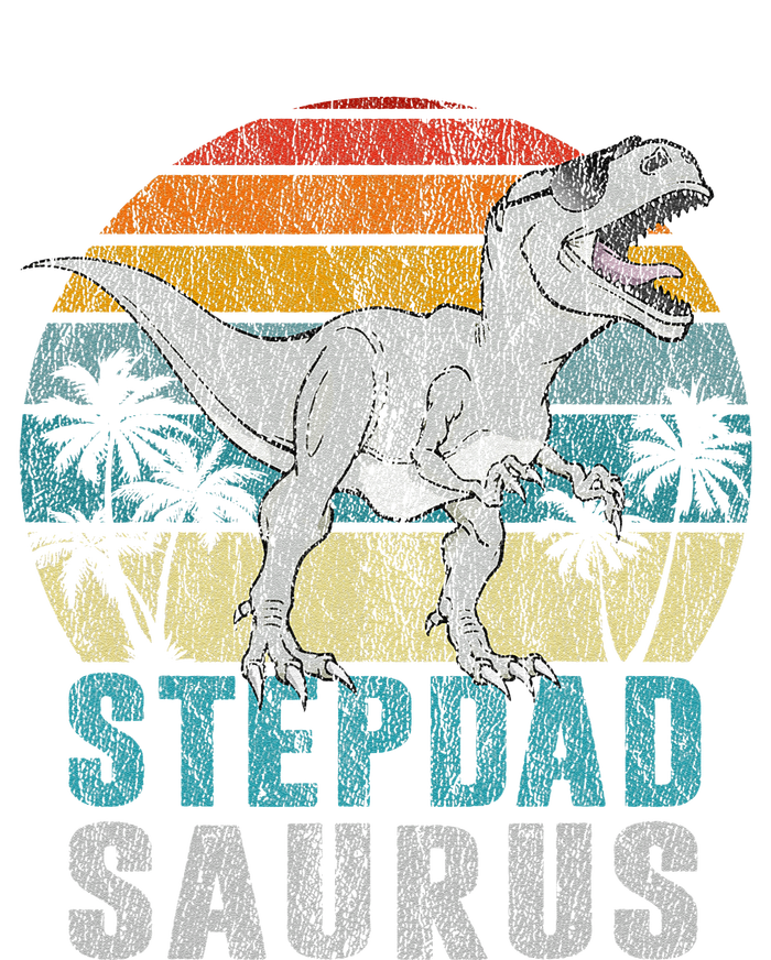 Stepdadsaurus T Rex Dinosaur Stepdad Saurus Fathers Day T-Shirt