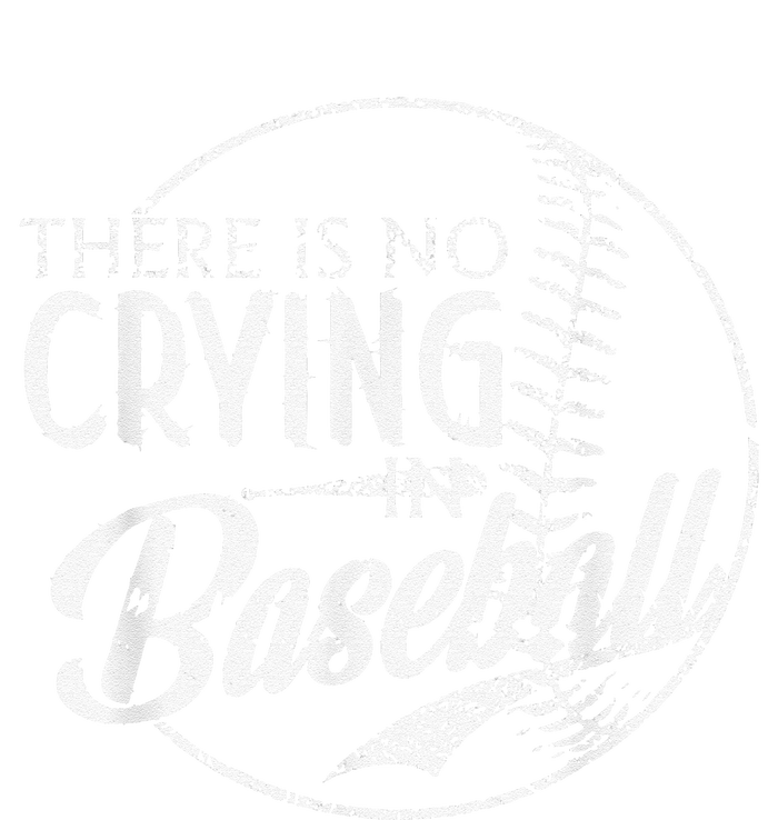 There Is No Crying In Baseball Sports Funny Baseball Yupoong Adult 5-Panel Trucker Hat