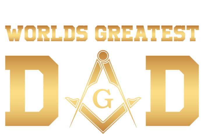 Masonic Worlds Greatest Dad Fathers Day Gift Freemason Gift Tall Long Sleeve T-Shirt