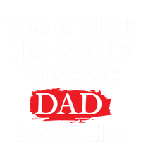 This Is What The Worlds Greatest Dad Looks Like Meaningful Gift Premium Hoodie