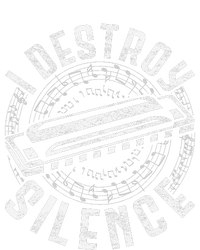 Harmonica Harmonicist I Destroy Silence Tall Hoodie