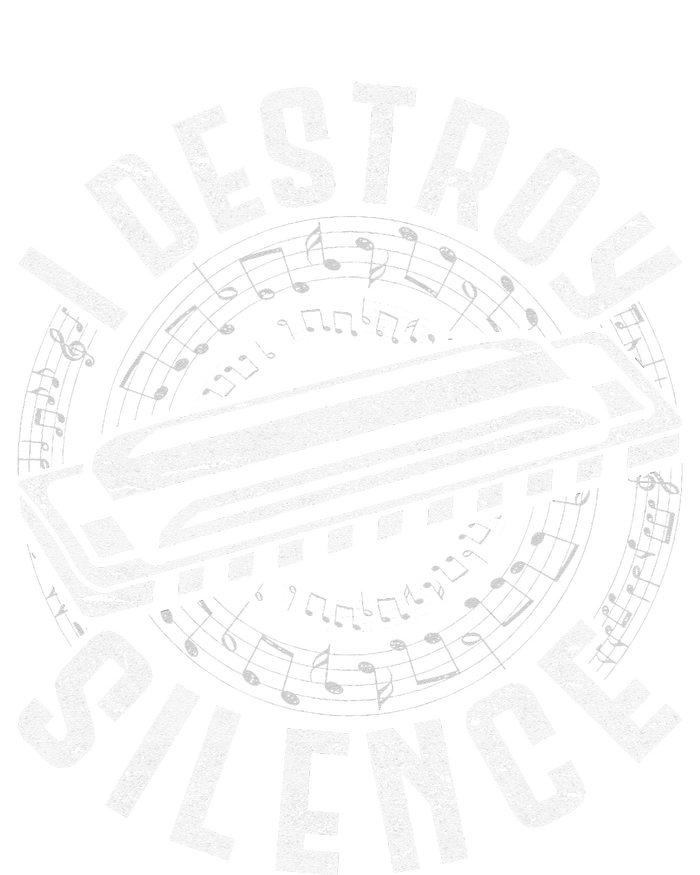 Harmonica Harmonicist I Destroy Silence Tall Hoodie