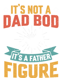 Vintage Its Not A Dad Bod Its A Father Figure Funny Father Gift Coaster