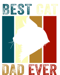 Vintage Tees Best Cat Dad Ever Gift Tie-Dye T-Shirt