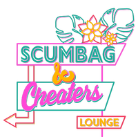 Retro Scumbag And Cheater Lounge Neon Sign T-Shirt