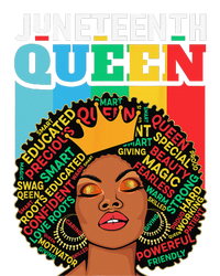 Juneteenth Wo Queen African American Black Afro T-Shirt