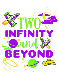 2 Year Old Two Infinity And Beyond 2nd Birthday Kids Tie-Dye T-Shirt