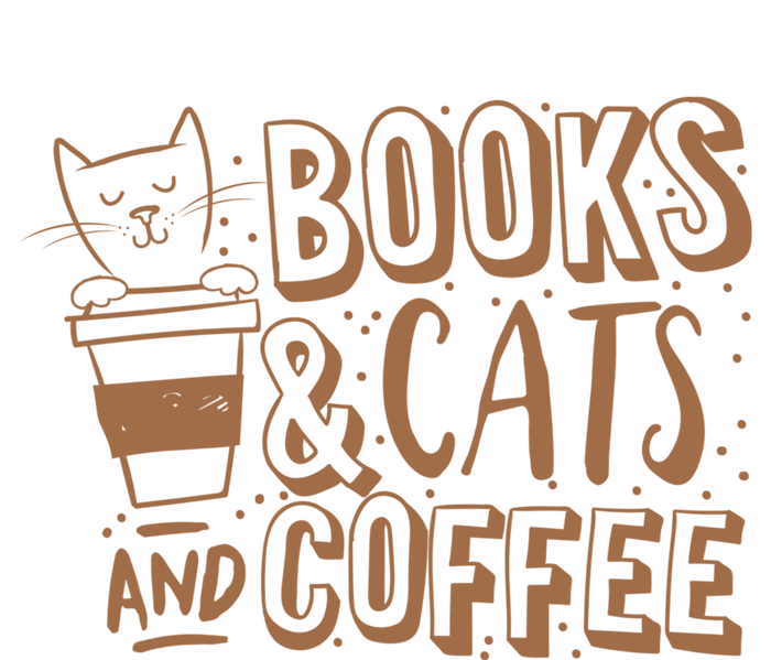 Books Cats And Coffee Lover Tank Top