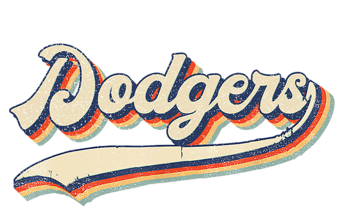 Dodgers Name Retro Vintage Gift Performance Sprint T-Shirt