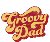 Groovy Dad 70s Aesthetic Nostalgia 1970's Retro Dad Large Microfiber Waffle Golf Towel