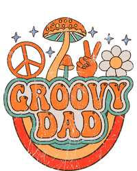 Groovy Dad 70s Aesthetic Nostalgia 1970's Hippie Dad Retro T-Shirt