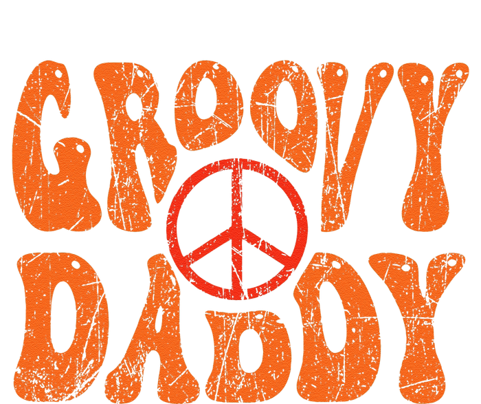 Groovy Daddy 70s Aesthetic Nostalgia 1970s Retro Dad T-Shirt