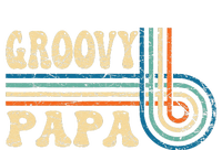 Groovy Papa 70s Aesthetic Nostalgia 1970s Retro Groovy Dad Gift T-Shirt