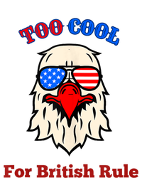 Too Cool For British Rule 4th Of July Vintage USA Eagle Toddler T-Shirt