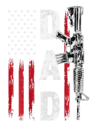 Proud Dad Daddy Gun Rights AR15 American Flag Fathers Day T-Shirt