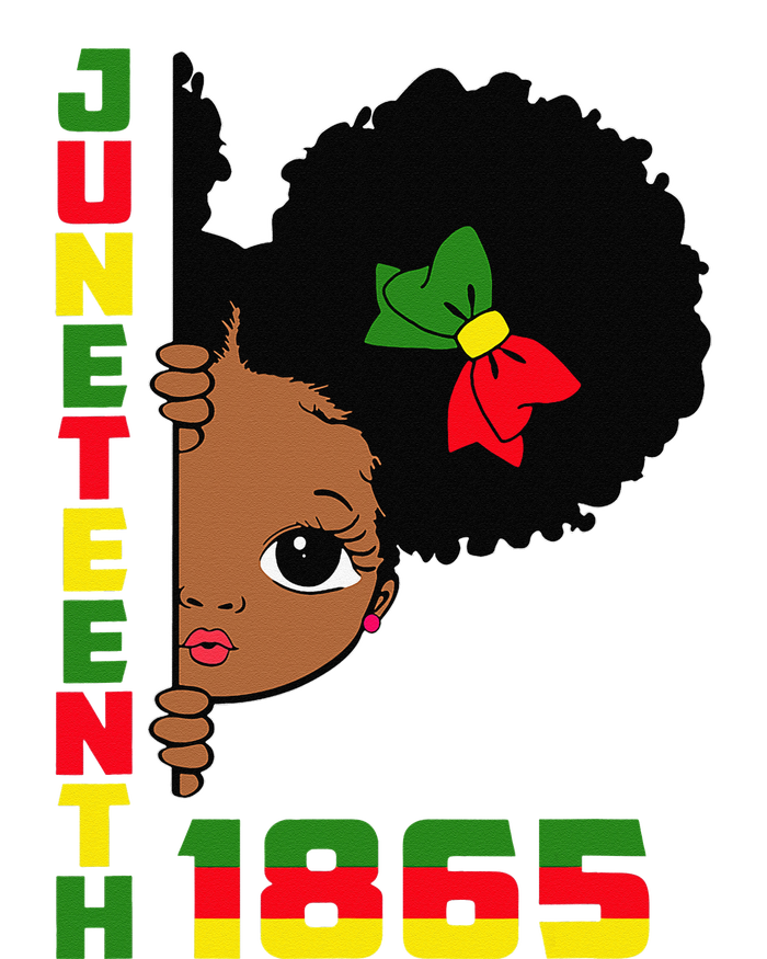 Juneteenth Celebrating 1865 Cute Black Sustainable Bucket Hat