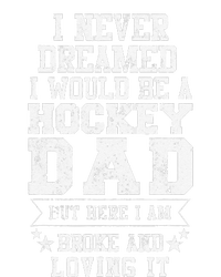 Hockey Dad Funny Fathers Day Tee Dads Gift Button