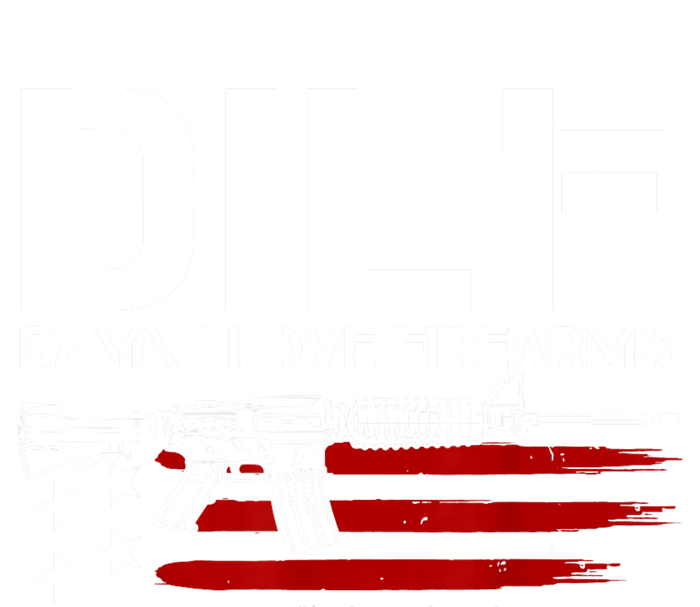 Gun American Flag DILF Damn I Love Firearms T-Shirt