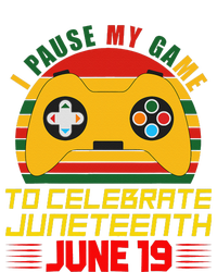 Juneteenth Gamer I Paused My Game To Celebrate Juneteeth T-Shirt