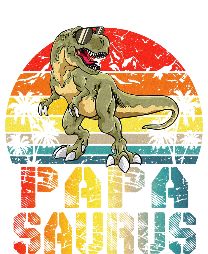 Papasaurus T Rex Dinosaur Funny Papa Saurus Family Matching Gift Softstyle Adult Sport Polo