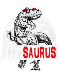 PAPAsaurus T Rex Dinosaur Funny PAPA Saurus Family Matching Cooling Performance Crew T-Shirt