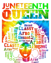 Juneteenth Queen Afro Melanin Black Magic Wo Tie Dye Women's T-Shirt