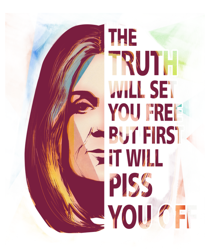 The Truth Will Set You Free But First It Will Piss You Off Women’s Perfect Tri Rocker Tank