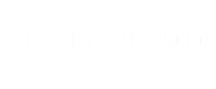 Surviving Fatherhood Gift One Prayer At A Time Gift Cool Gift Bumper Sticker