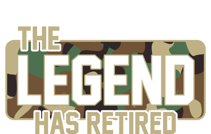 The Legend Has Retired Army Veteran Gift Tank Top