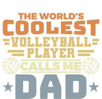 The Worlds Coolest Volleyball Player Calls Me Dad Great Gift Women's Flannel Pajama Set